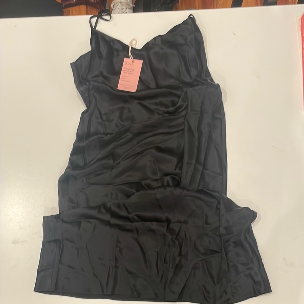 Quince Silk Midi Dress